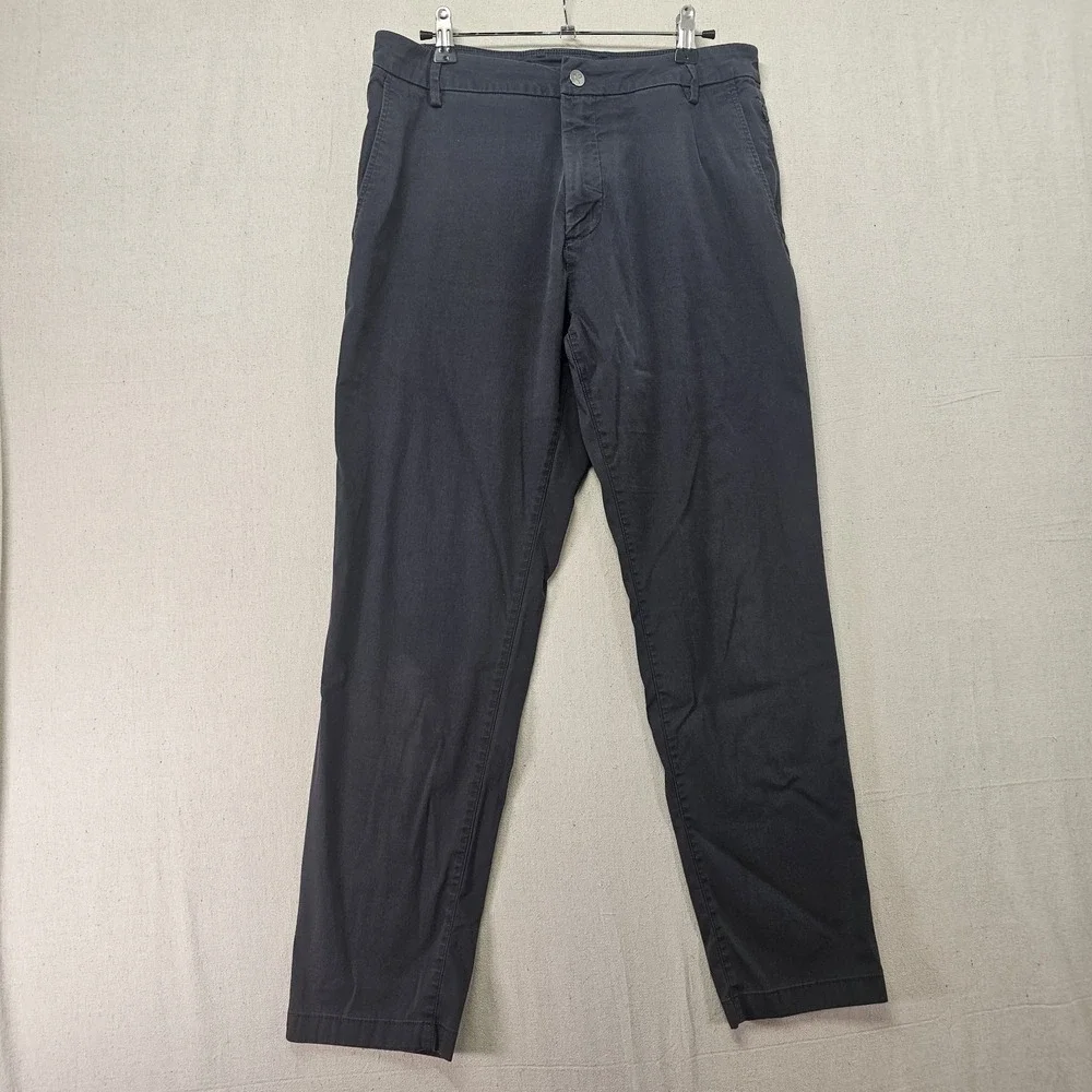 Birddogs Boomstick Pants Men's Size 32x30 Blue Stretch Chino Golf Pants DAMAGED